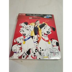 Disney 101 Dalmatians (Bluray+DVD+digital Code) Target Exclusive Story Book.